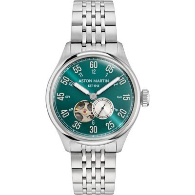 Timeless 41 mm Classic car inspired automatic watch with open heart