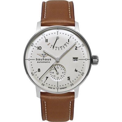 Dessau 41 mm German automatic watch with power reserve indicator and 24h dial
