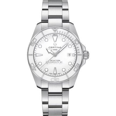 DS Action Powermatic 80 40.5 mm Swiss made shock resistant steel automatic diver with date