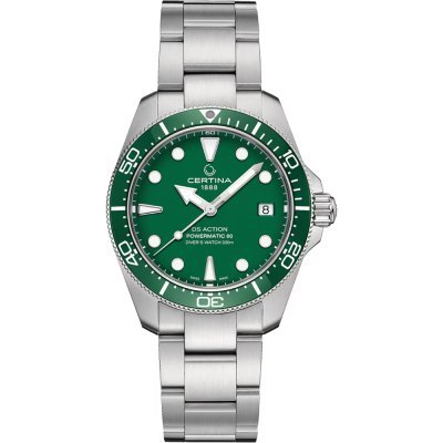 Ds Action 38 mm Swiss made automatic ISO 6425 diving watch with date