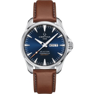 DS Action Day Date Powermatic 80 41 mm Swiss made automatic diving watch with day-date