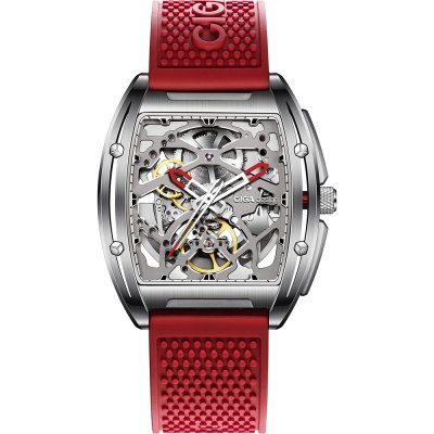 Z-Series Edge 40.8 mm Stainless steel tonneau automatic skeleton watch
