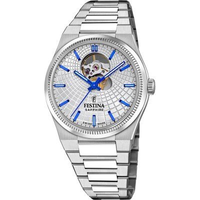 Swiss Made 40 mm Open heart automatic gents watch