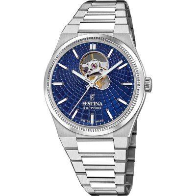 Swiss Made 40 mm Open heart automatic gents watch