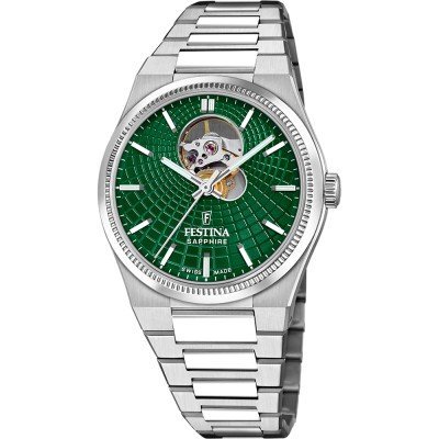 Swiss Made 40 mm Open heart automatic gents watch