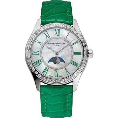 Elegance Luna 36 mm Limited Edition Swiss automatic moonphase watch with 96 diamonds