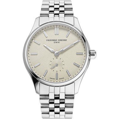 Index 39 mm Swiss made automatic gents watch with small second