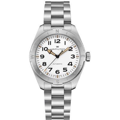 Khaki Field Expedition 41 mm Automatic outdoor watch with compass bezel