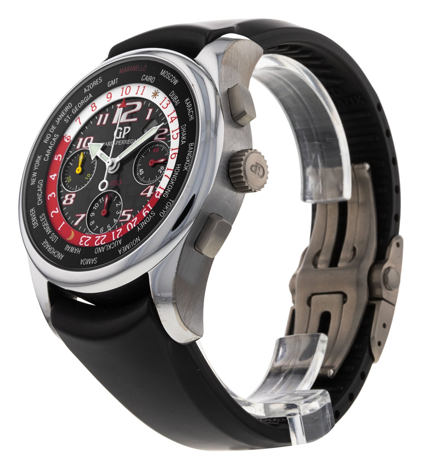 Girard Perregaux World Time Chronograph Manufacturer's Warranty
