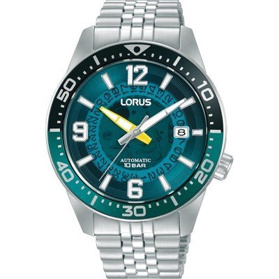 RU417AX9 42 mm Stainless steel automatic watch with semi-translucent dial