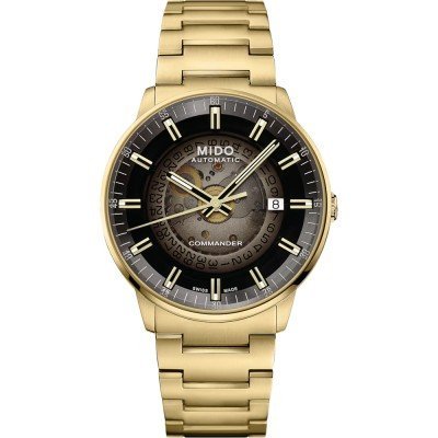 Commander Gradient 40 mm Swiss stainless steel automatic watch with gradient skeleton dial