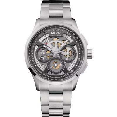 Multifort Skeleton Chronograph 43 mm Swiss automatic chronograph with skeleton dial