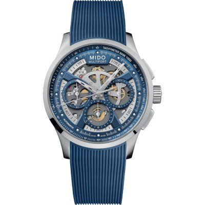 Multifort Skeleton Chronograph 43 mm Swiss automatic chronograph with skeleton dial