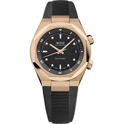 Multifort 8 Two Crowns 40 mm Swiss automatic watch with octagonal bezel and internal rotating bezel
