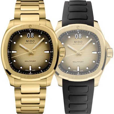 Multifort TV Big Date 40 mm Special edition automatic watch with TV case and extra strap