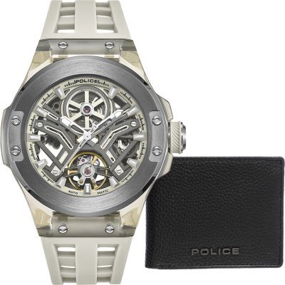Cyclone Set 44 mm Automatic watch with skeleton dial and free wallet