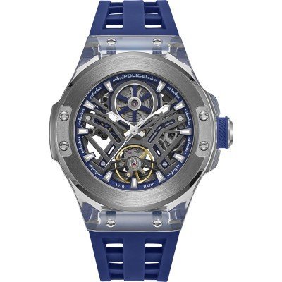 Cyclone 44 mm Automatic watch with resin case and skeleton dial