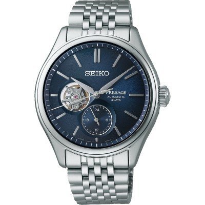 Presage Classic Series 'Ai-iro' 40.2 mm Elegant automatic watch with open heart and 3 day power reserve