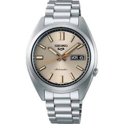 Seiko 5 Sports 37 mm Stainless steel automatic watch with day-date