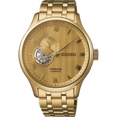 Presage Japanese Garden 41.8 mm Elegant automatic watch with open heart and 24h dial