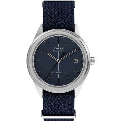 Marlin Jet 38 mm Stainless steel automatic watch with NATO-strap