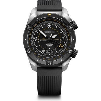 Air Pro 43 mm Rugged swiss made automatic pilot watch with GMT