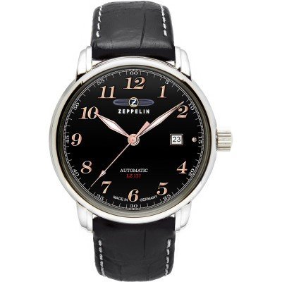 LZ 127 Graf Zeppelin 40 mm German made automatic watch with date