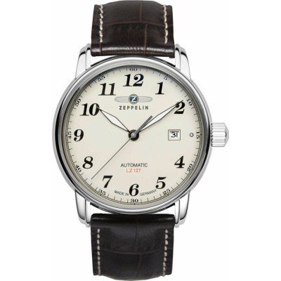 LZ 127 Graf Zeppelin 40 mm German made automatic watch with date
