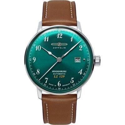 LZ129 Hindenburg 40 mm German made automatic watch with date