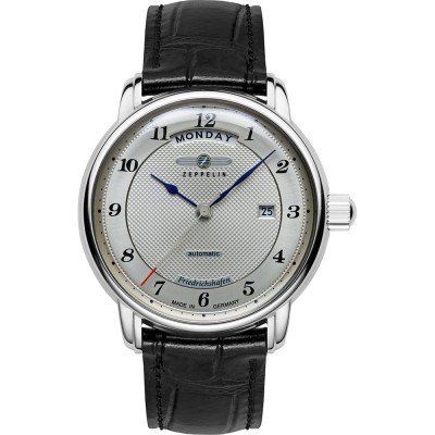 Friedrichshafen 40 mm German made automatic watch with big day and 'Clus de Paris' dial