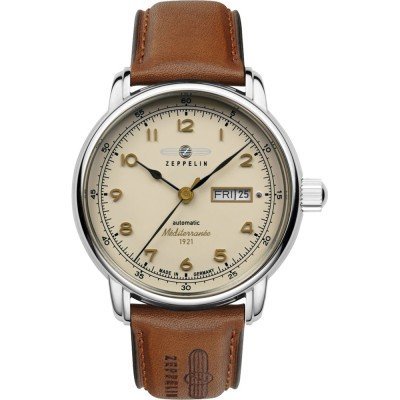 Méditerranée 40 mm German made automatic watch with day-date